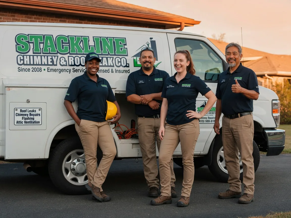 Chimney flashing repair company in Empire, LA